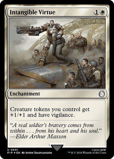 Intangible Virtue (Surge Foil) (Universes Beyond: Fallout) Near Mint