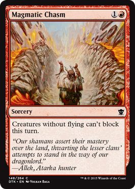 Magmatic Chasm (Dragons of Tarkir) Near Mint