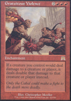 Gratuitous Violence (Onslaught) Near Mint Foil