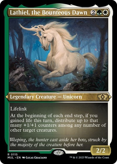 Lathiel, the Bounteous Dawn (Foil Etched) (March of the Machine: Multiverse Legends) Near Mint