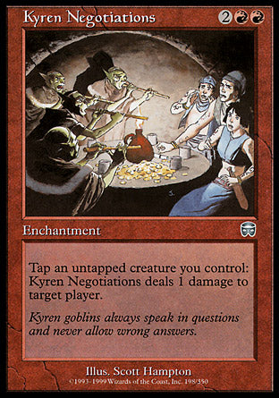 Kyren Negotiations (Mercadian Masques) Near Mint Foil