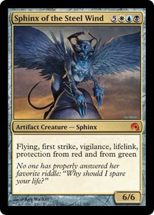 Sphinx of the Steel Wind (Premium Deck Series: Graveborn) Near Mint Foil