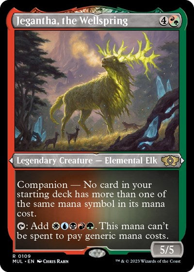 Jegantha, the Wellspring (Foil Etched) (March of the Machine: Multiverse Legends) Near Mint