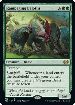 Rampaging Baloths (Jumpstart 2022) Near Mint