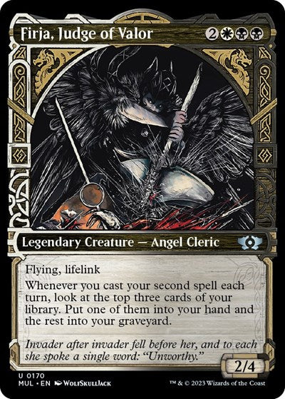 Firja, Judge of Valor (Halo Foil) (March of the Machine: Multiverse Legends) Near Mint