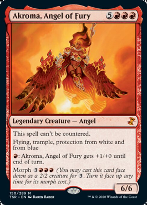 Akroma, Angel of Fury (Time Spiral Remastered) Near Mint Foil