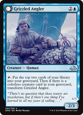 Grizzled Angler (Eldritch Moon) Near Mint