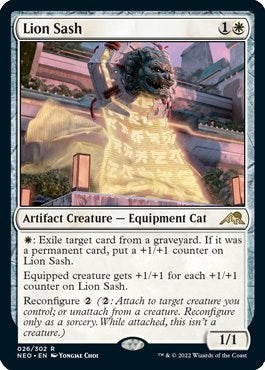Lion Sash (Kamigawa: Neon Dynasty) Near Mint
