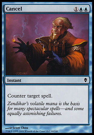 Cancel (Zendikar) Near Mint Foil