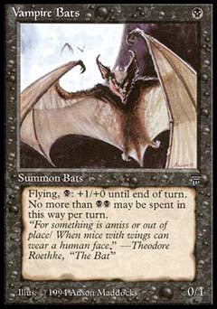 Vampire Bats (Legends) Near Mint Italian