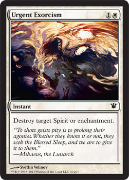 Urgent Exorcism (Innistrad) Near Mint Foil