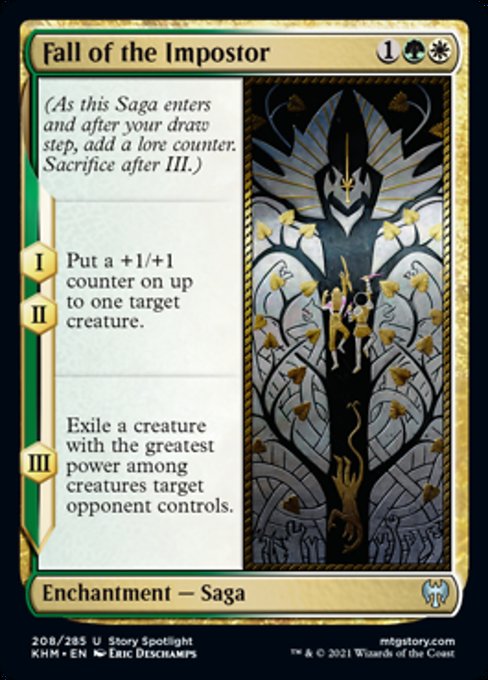 Fall of the Impostor (Kaldheim) Near Mint Foil