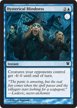 Hysterical Blindness (Innistrad) Near Mint Foil