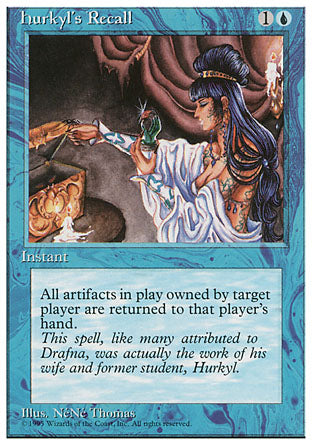 Hurkyl's Recall (4th Edition) Light Play