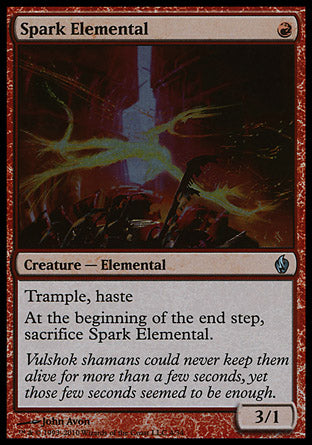 Spark Elemental (Premium Deck Series: Fire and Lightning) Near Mint Foil