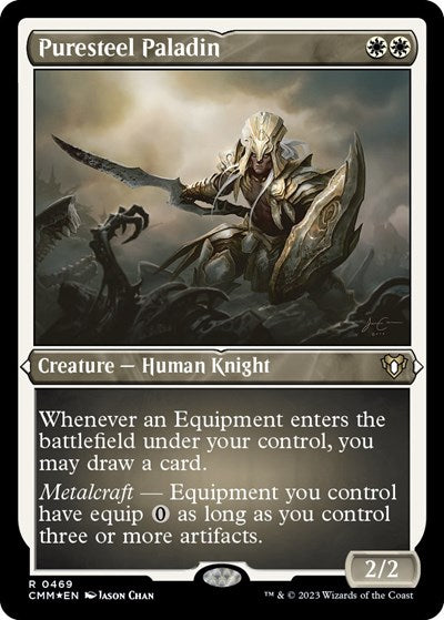 Puresteel Paladin (Foil Etched) (Commander Masters) Near Mint