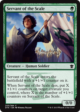 Servant of the Scale (Dragons of Tarkir) Near Mint