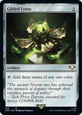 Gilded Lotus (Surge Foil) (Universes Beyond: Warhammer 40K) Near Mint