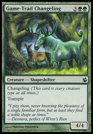 Game-Trail Changeling (Morningtide) Near Mint Foil