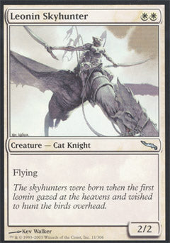 Leonin Skyhunter (Mirrodin) Light Play Foil