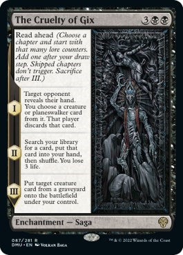 The Cruelty of Gix (Dominaria United) Near Mint
