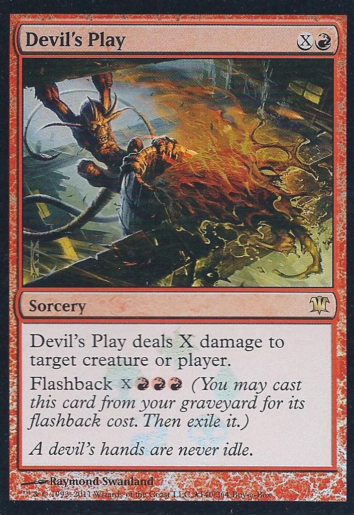 Devil's Play (Innistrad Full Box Promo) (Promotional Cards) Light Play Foil