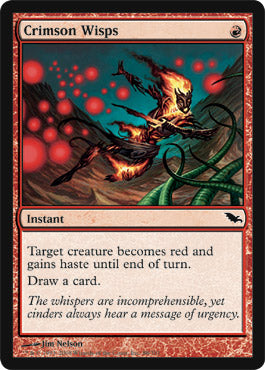 Crimson Wisps (Shadowmoor) Near Mint Foil