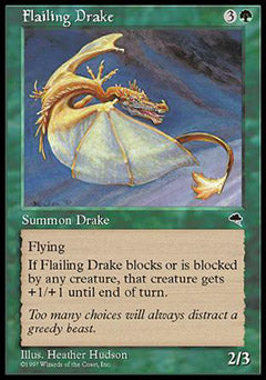Flailing Drake (Tempest) Near Mint
