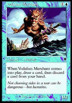 Vodalian Merchant (Invasion) Light Play Foil