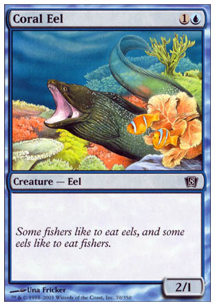 Coral Eel (8th Edition) Near Mint Foil