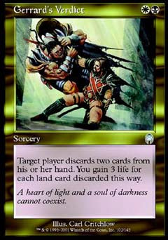 Gerrard's Verdict (Apocalypse) Near Mint