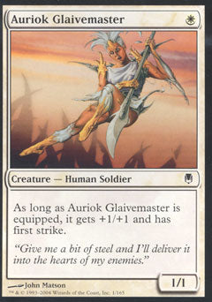 Auriok Glaivemaster (Darksteel) Light Play