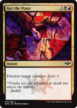 Get the Point (Ravnica Allegiance) Near Mint Foil