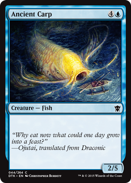 Ancient Carp (Dragons of Tarkir) Near Mint