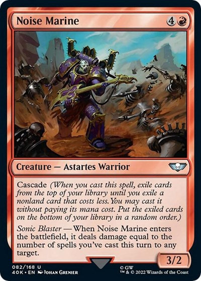 Noise Marine (Surge Foil) (Universes Beyond: Warhammer 40K) Near Mint