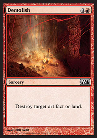 Demolish (Magic 2011 Core Set) Near Mint Foil