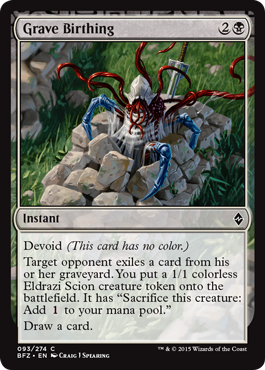 Grave Birthing (Battle for Zendikar) Near Mint