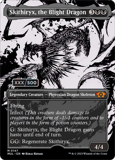Skithiryx, the Blight Dragon (Serialized) (March of the Machine: Multiverse Legends) Near Mint