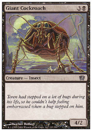 Giant Cockroach (8th Edition) Near Mint Foil