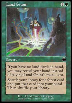 Land Grant (Mercadian Masques) Near Mint