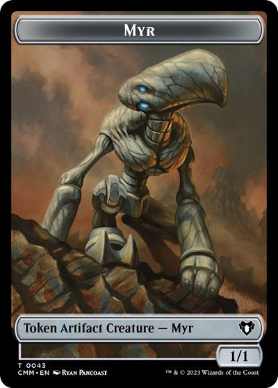 Myr Token (Commander Masters) Near Mint