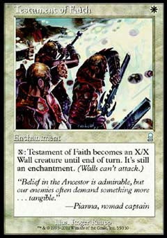 Testament of Faith (Odyssey) Near Mint