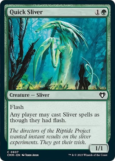 Quick Sliver (Commander Masters) Near Mint