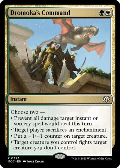 Dromoka's Command (Commander: March of the Machine) Near Mint