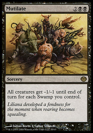Mutilate (Duel Decks: Garruk vs Liliana) Near Mint