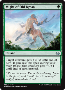 Might of Old Krosa (Modern Masters 2017) Near Mint