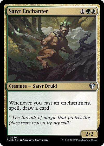 Satyr Enchanter (Commander Masters) Near Mint