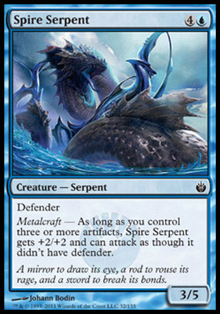 Spire Serpent (Mirrodin Besieged) Near Mint Foil