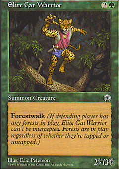 Elite Cat Warrior (1) (Portal) Light Play