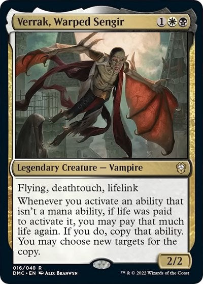Verrak, Warped Sengir (Commander: Dominaria United) Near Mint